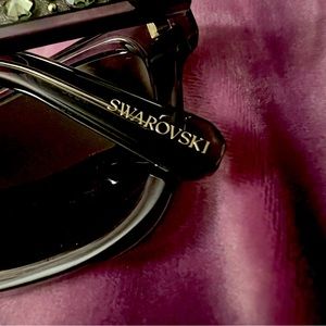 Swarovski Sunglasses Women’s black Used in the Best condition